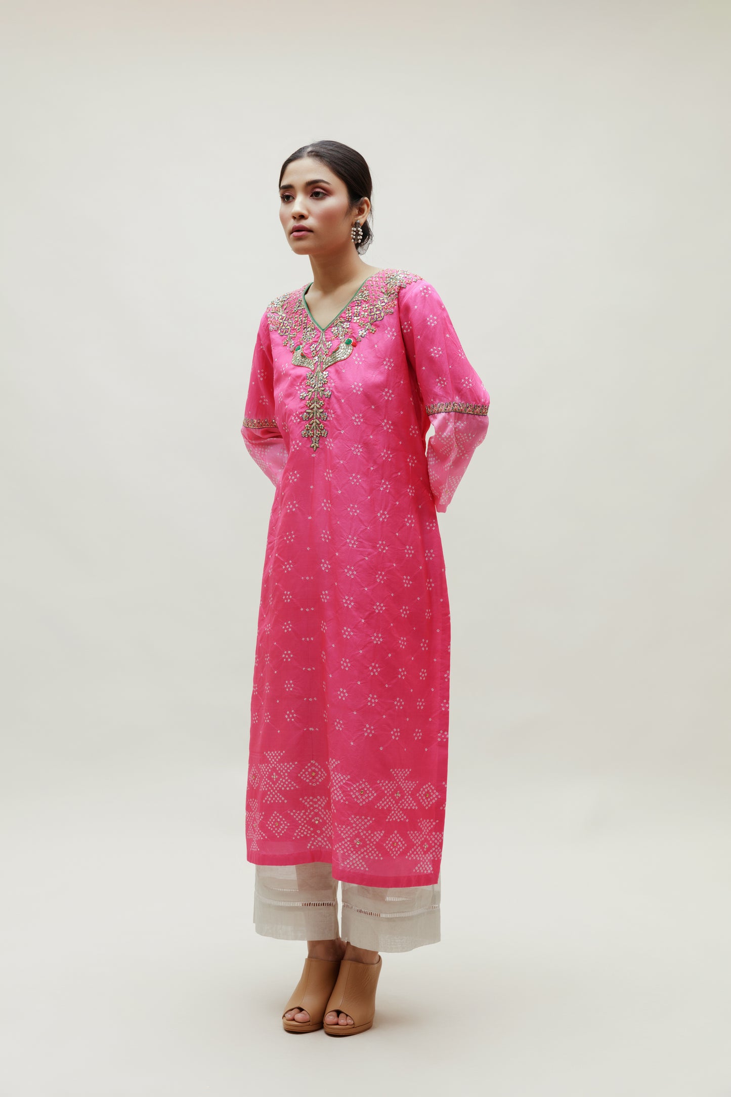 Guldasta Kurta - Pink