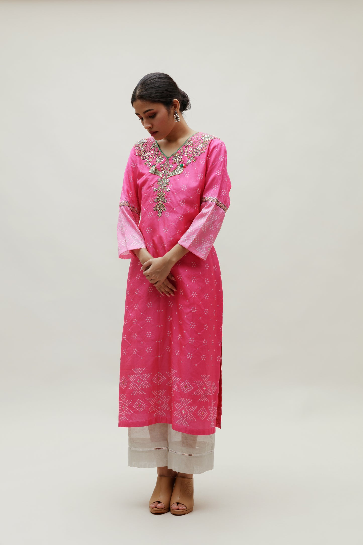 Guldasta Kurta - Pink