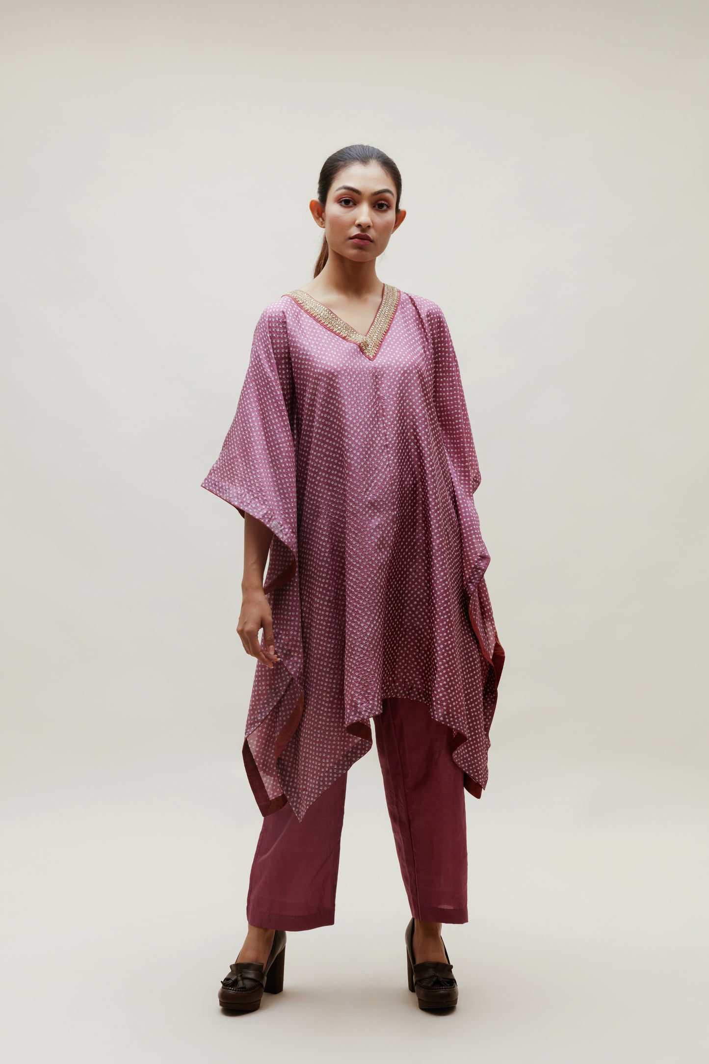 Sufi Kaftan Set - Mauve