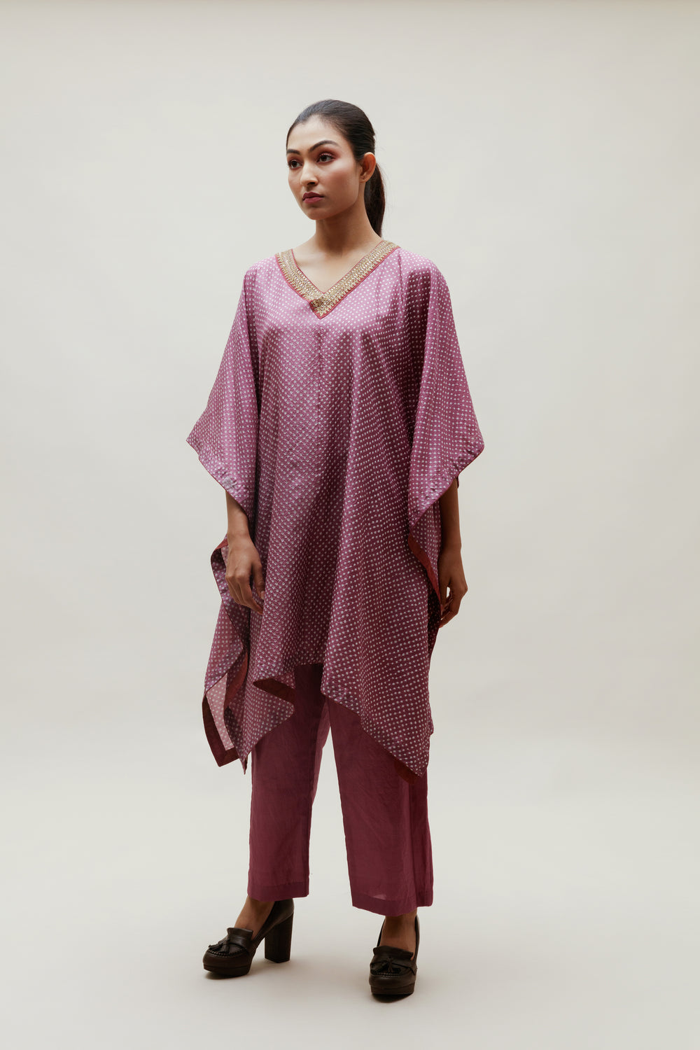 Sufi Kaftan Set - Mauve