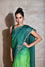 Bandhani on Organza Saree with Gota Patti - Green Shaded