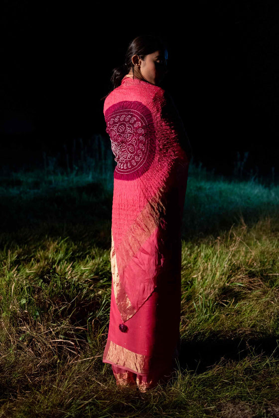 Chakor Saree - Pink