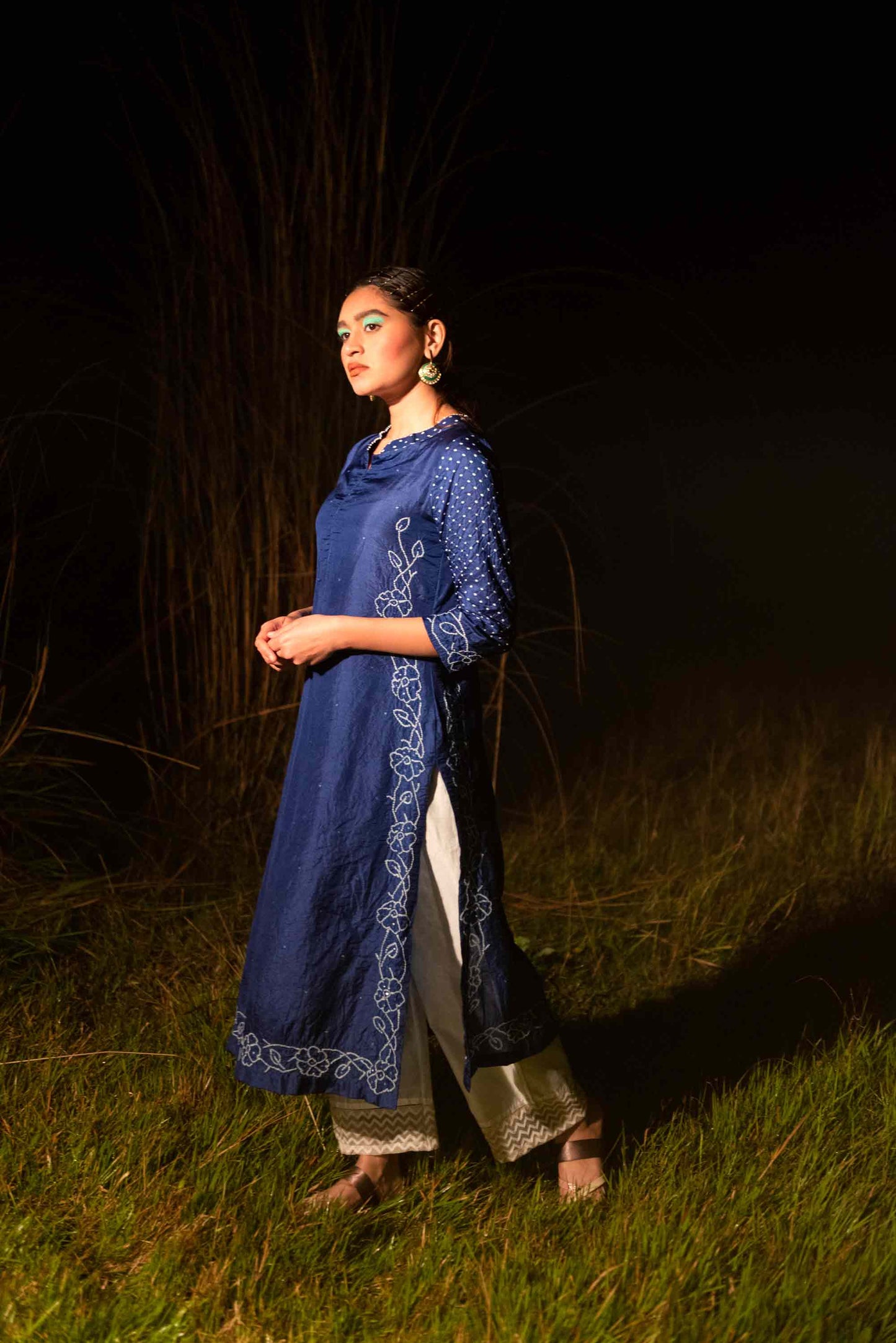 Chandanee Kurta - Blue