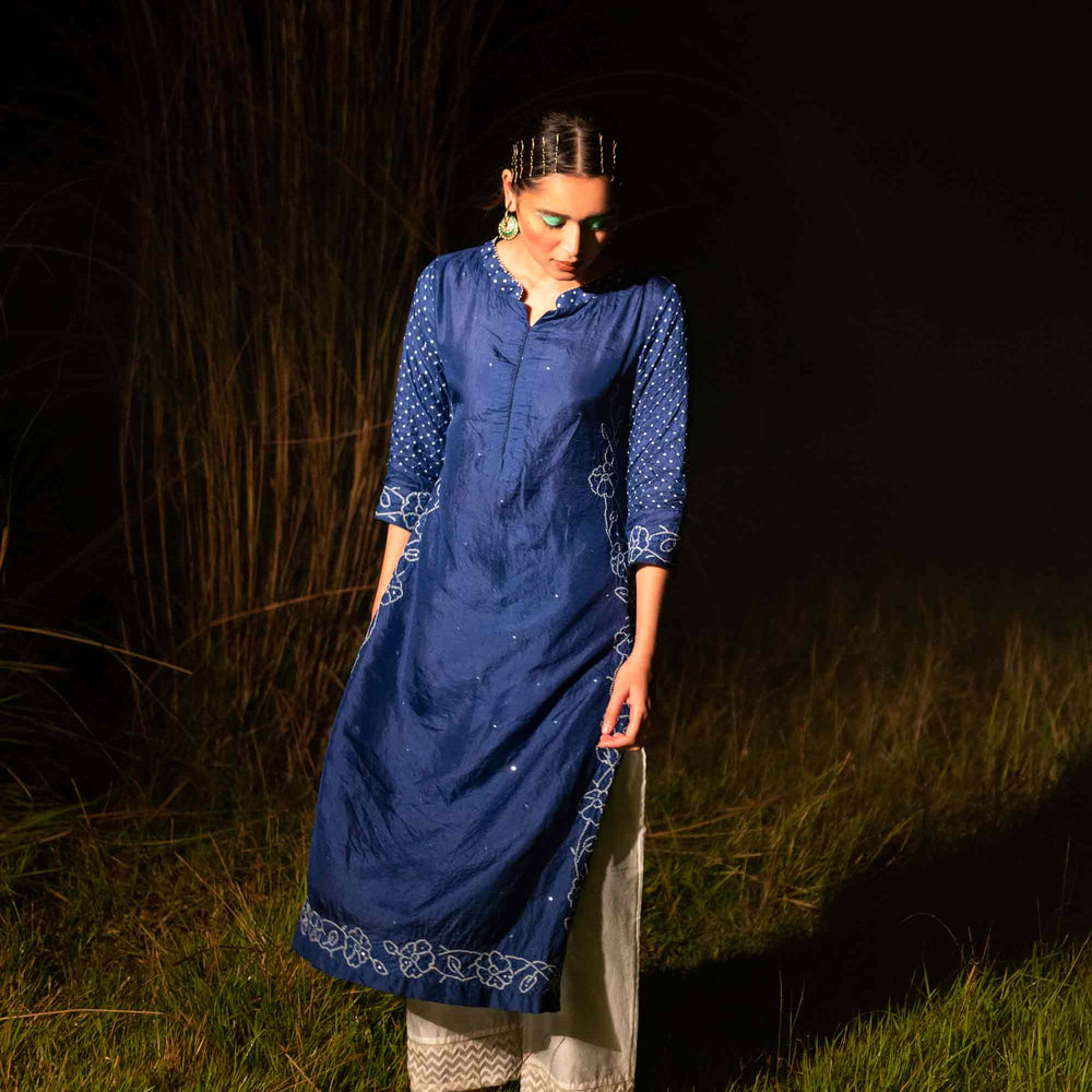 
                      
                        Chandanee Kurta - Blue
                      
                    