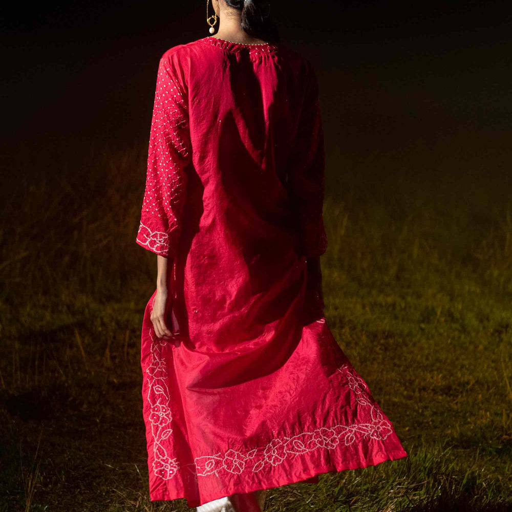 
                      
                        Chandanee Kurta - Tomato Pink
                      
                    