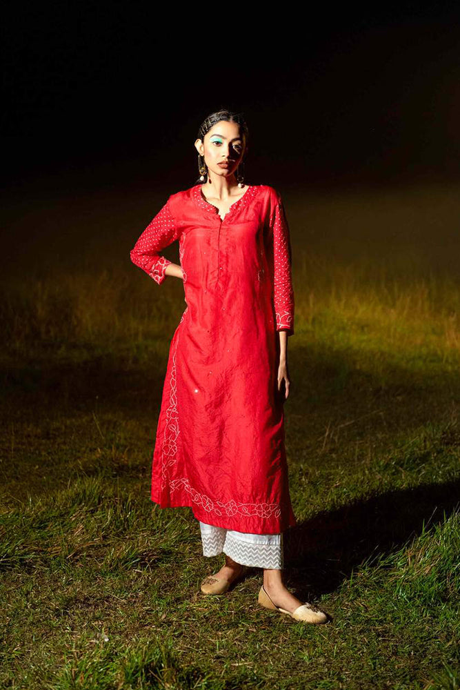 
                      
                        Chandanee Kurta - Red
                      
                    