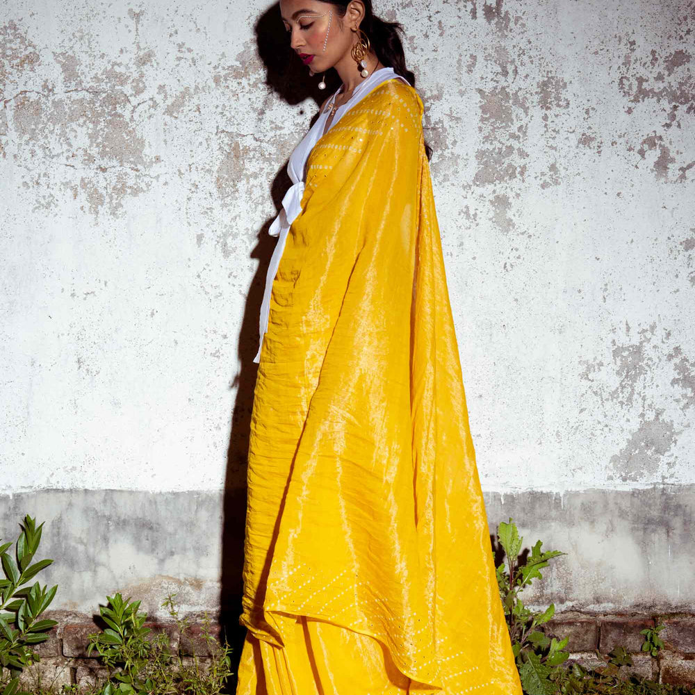 Chandra Saree - Yellow