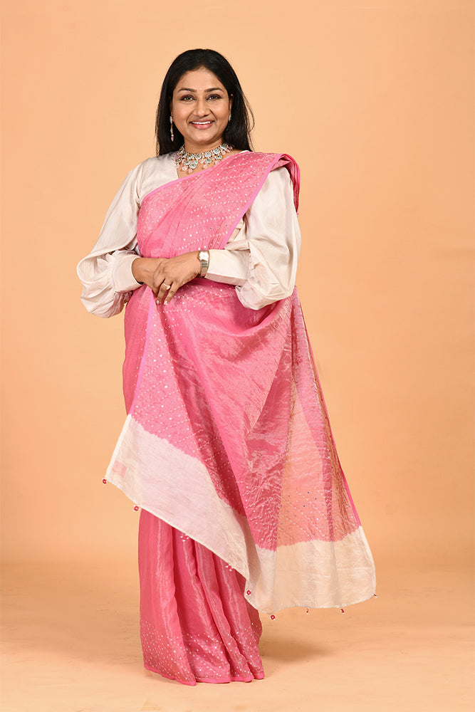 
                      
                        Chandra Saree - Pink
                      
                    