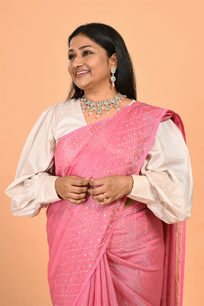 
                      
                        Chandra Saree - Pink
                      
                    