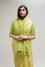 Bandhani on Pure Organza Saree - Shaded Lime Green