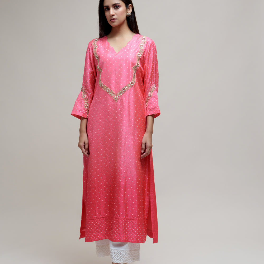 Safa Kurta - Peach