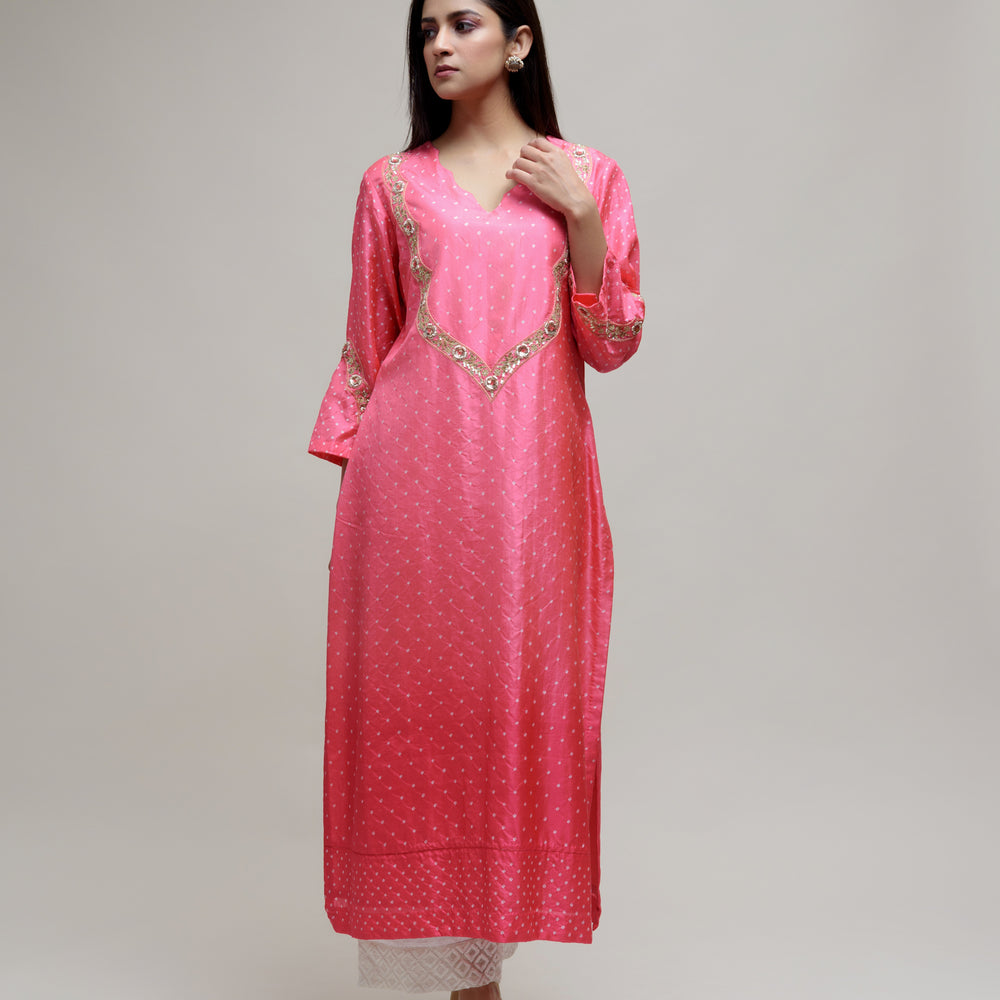 Safa Kurta - Peach