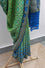 Green Blue Shaded Banarasi Bandhani Saree on Pure Georgette