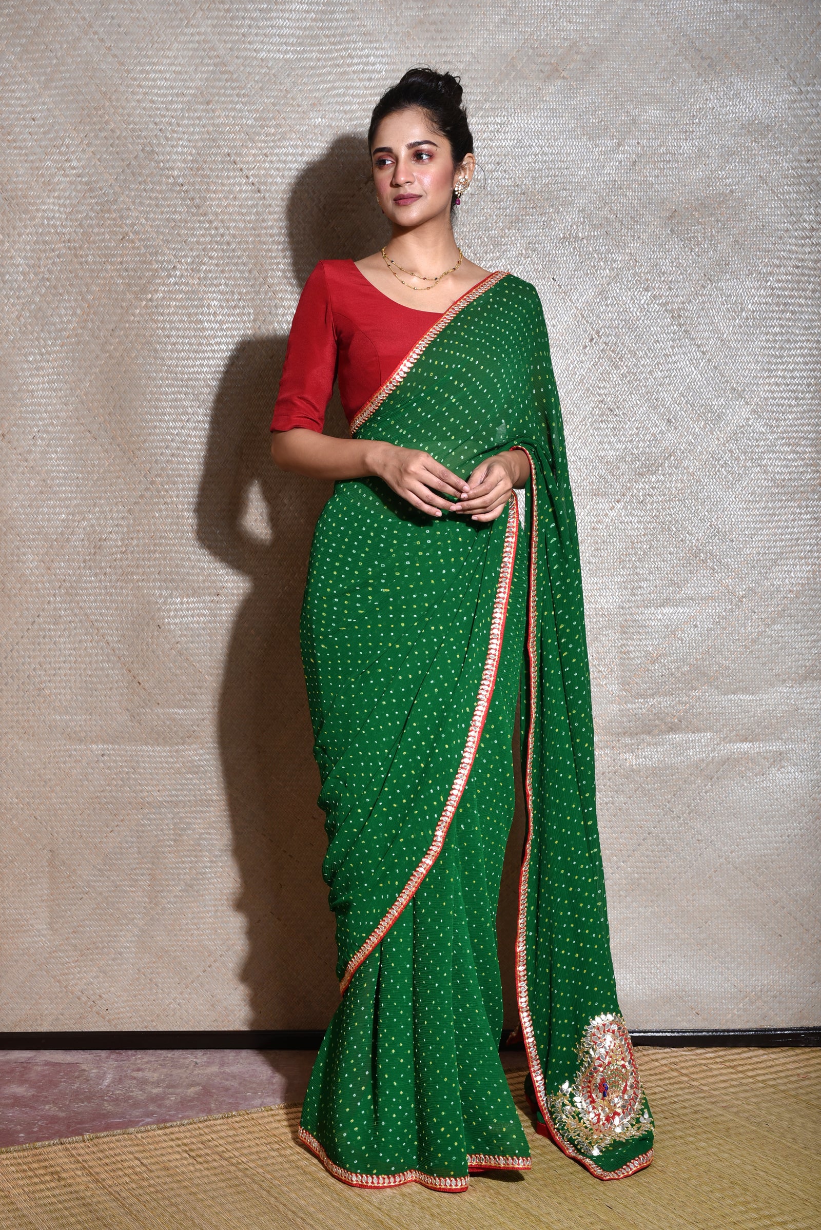 Pure orders chiffon saree