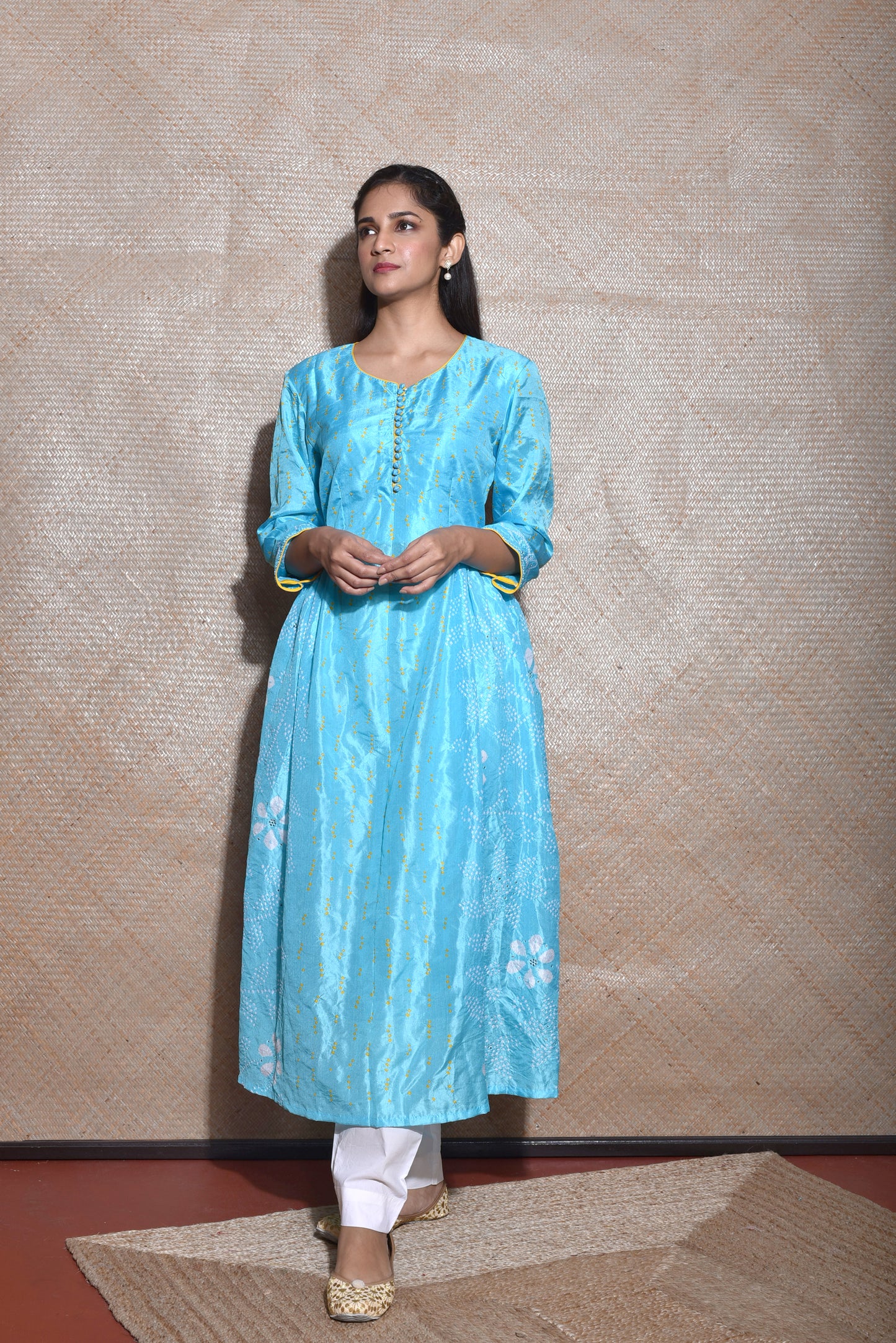 Lyla Kurta -Sky Blue