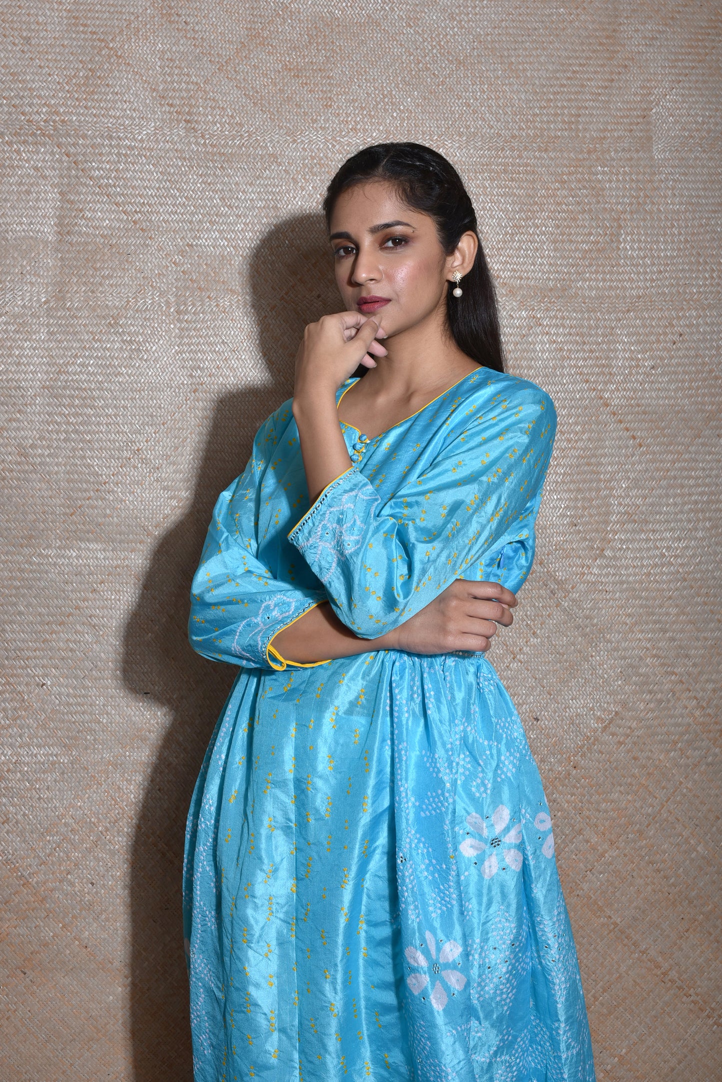 Lyla Kurta -Sky Blue