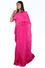 Shaded Organza Saree with Bandhani Blouse - Pink