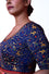 Aari Hand Embroidered Blouse in Royal Blue