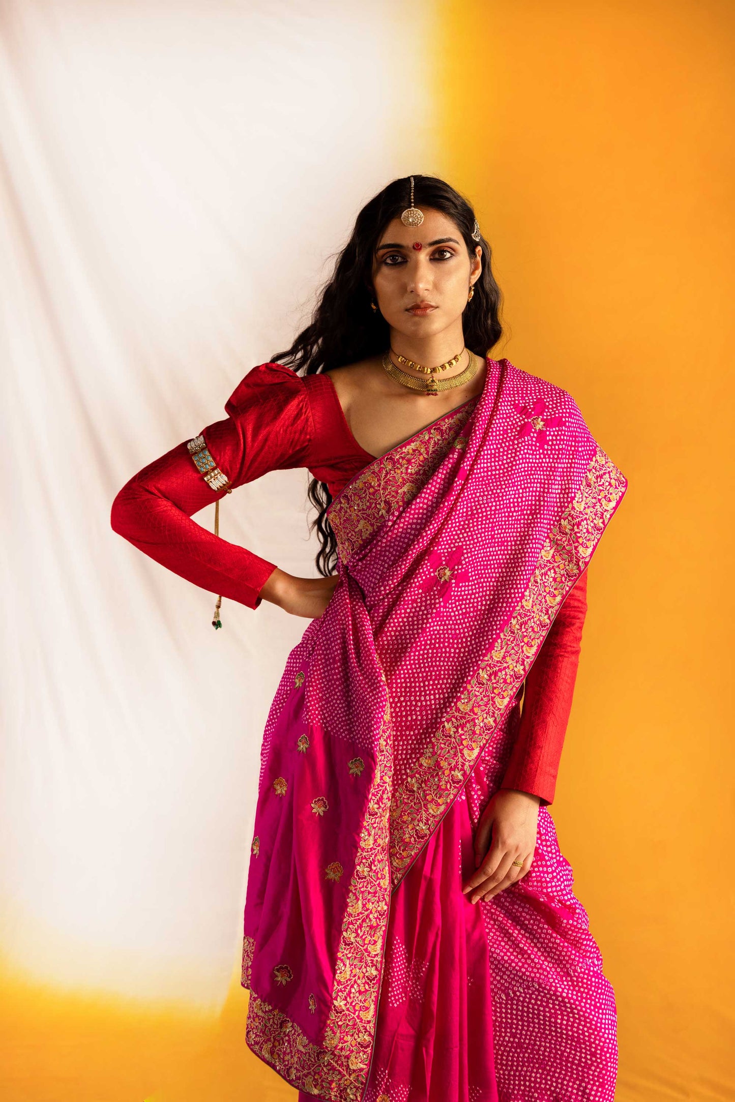 Maya Saree - Rani