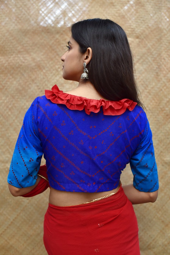 Boat Neck Frill Neck Design Women Frill TopSize: XSSML Neck Style