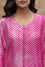 Arashi Chanderi Suit Set in Pink
