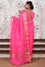 Organza Zari Border Saree with Bandhani Gota Patti Blouse - Pink