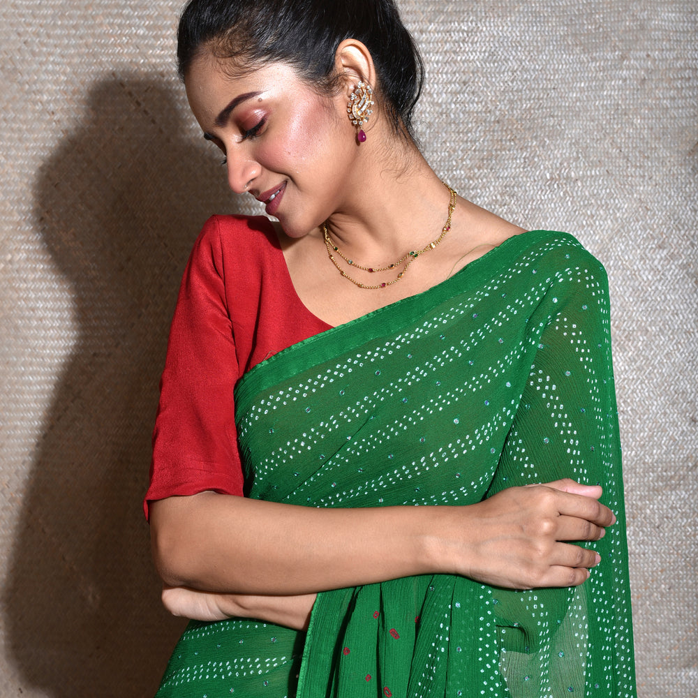 
                      
                        Veni Saree - Green
                      
                    