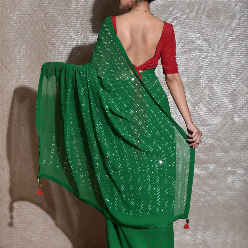 
                      
                        Veni Saree - Green
                      
                    