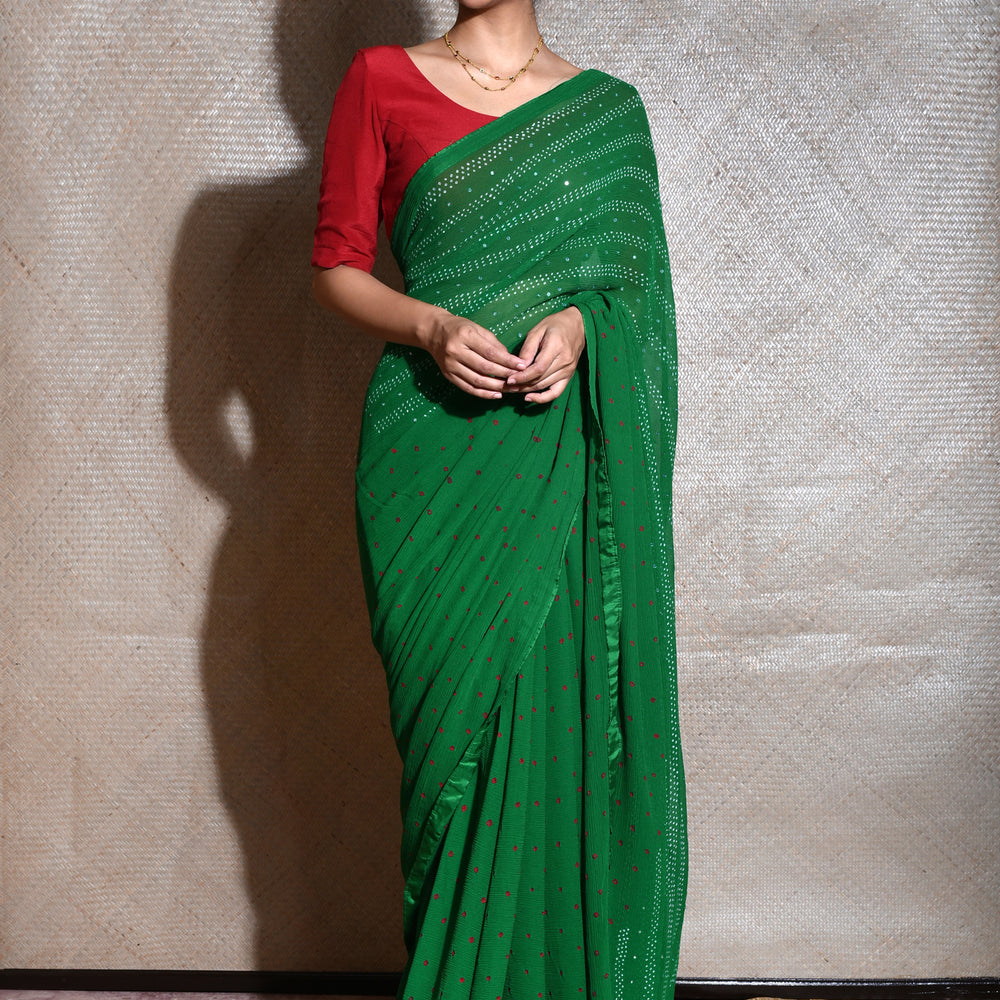 Veni Saree - Green