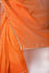 Orange Shaded Bandhani on Organza Saree with Gota Patti