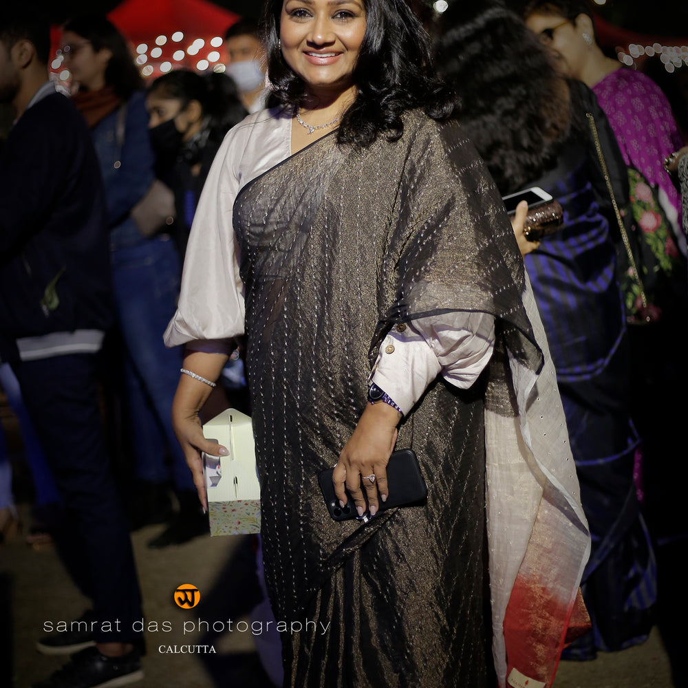 
                      
                        Anjori Saree - Black Red
                      
                    