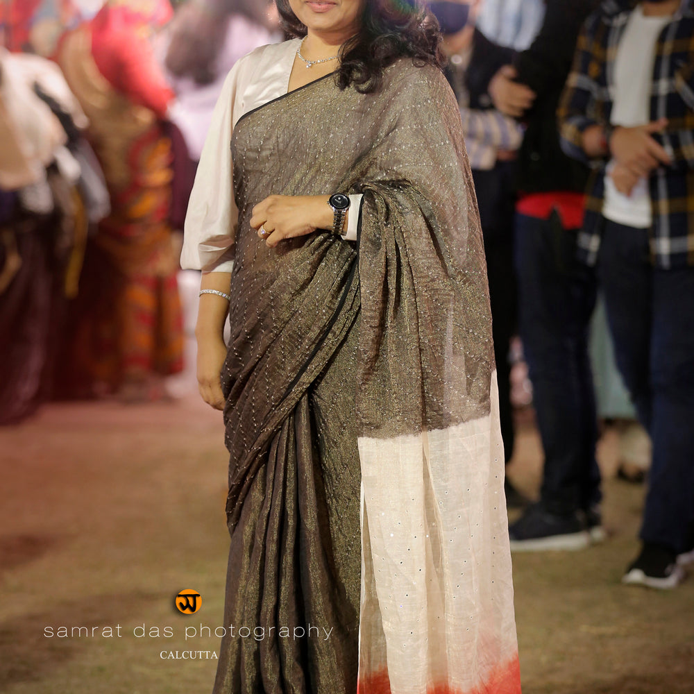 
                      
                        Anjori Saree - Black Red
                      
                    